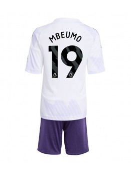 Billige Manchester United Bryan Mbeumo #19 Bortedraktsett Barn 2025-26 Kortermet (+ Korte bukser)